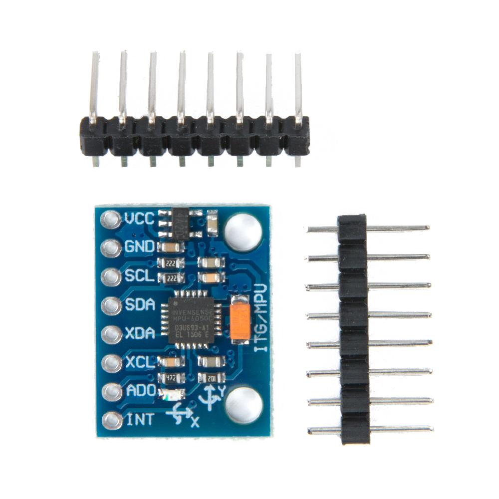 Трехосевой модуль гироскопа и акселерометра MPU-6050 GY-521
